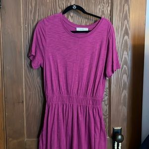 Loft midi t shirt dress